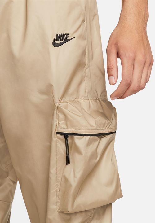 Nike - Nike Tech lined woven pants- khaki & black