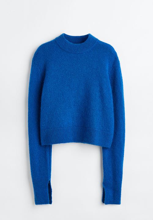 H&M - Mohair-blend jumper - bright blue