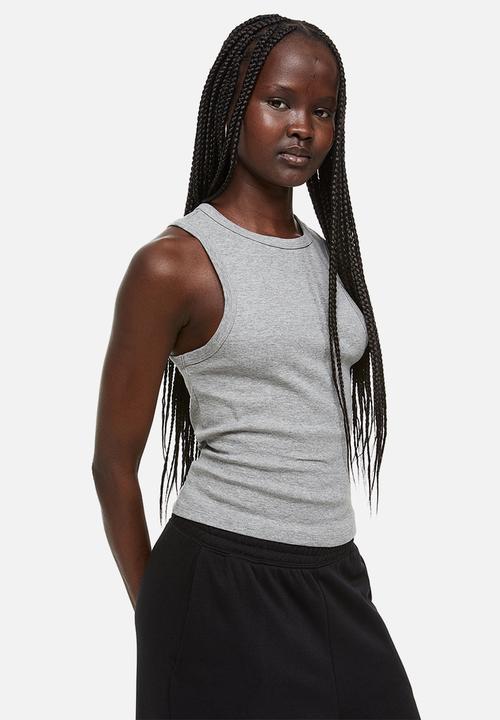H&M - Vest top - grey marl