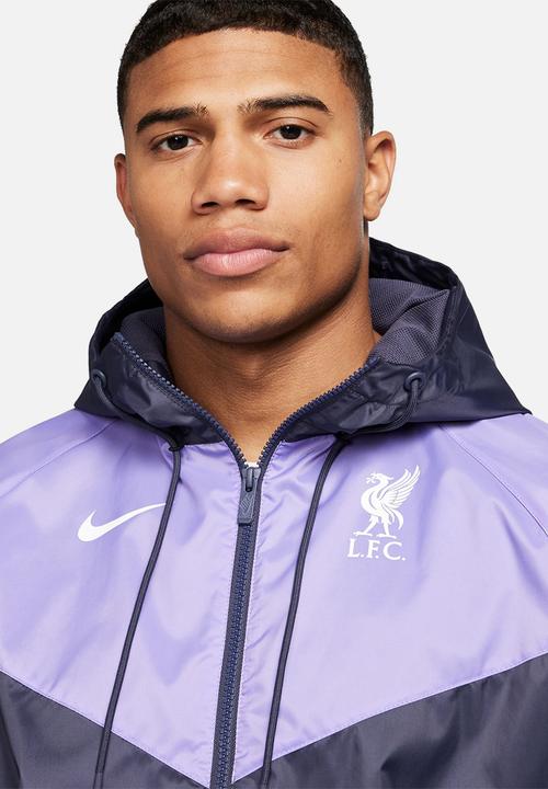 Nike - Liverpool FC Sport Essentials Windrunner jkt - purple / gridiron/whte