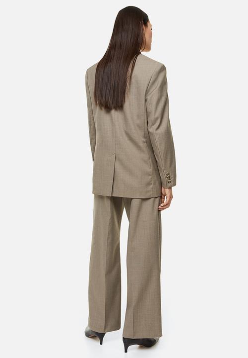 H&M - Oversized single-breasted blazer - beige