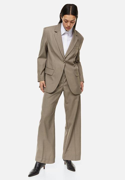 H&M - Oversized single-breasted blazer - beige