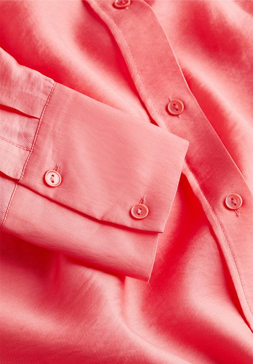H&M - Relaxed-fit shirt - light red