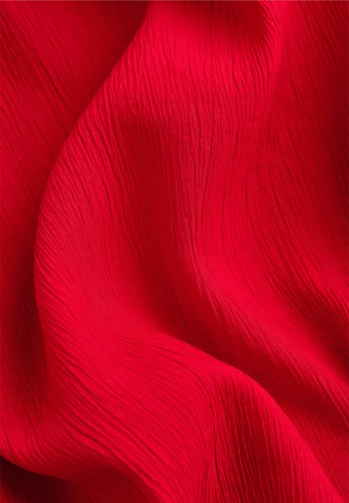 H&M - Tie-detail dress - red