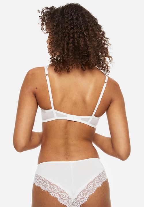 H&M - 3-pack hipster briefs - beige,blue,white