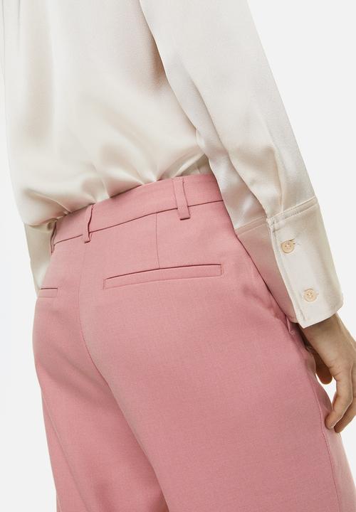 H&M - Tailored trousers - old rose