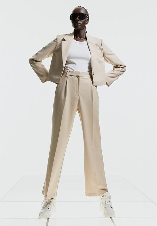 H&M - Cropped blazer - beige