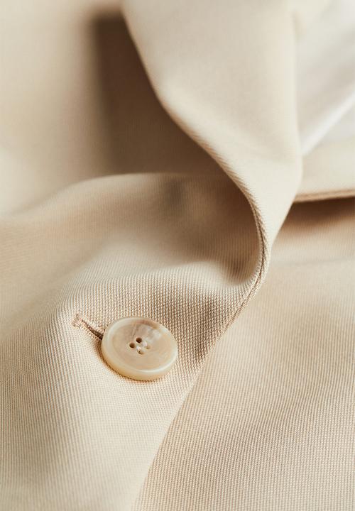 H&M - Cropped blazer - beige