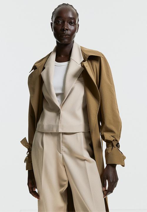 H&M - Cropped blazer - beige
