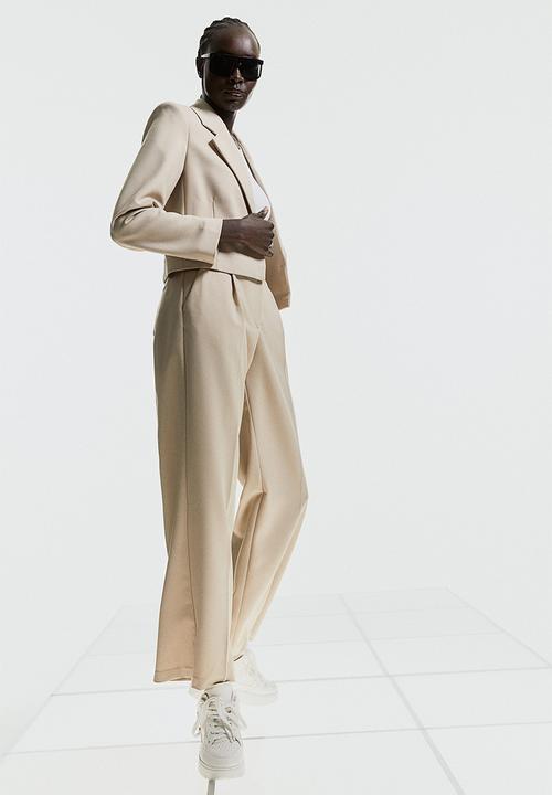 H&M - Cropped blazer - beige