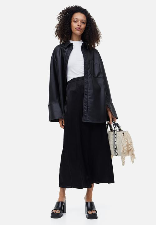 H&M - Maxi skirt - black