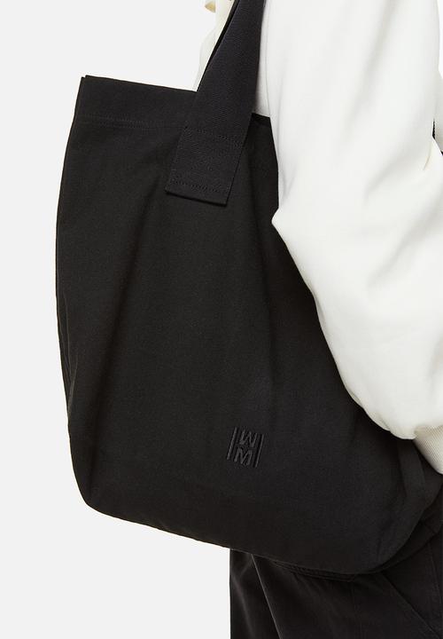 H&M - Canvas shopper - black
