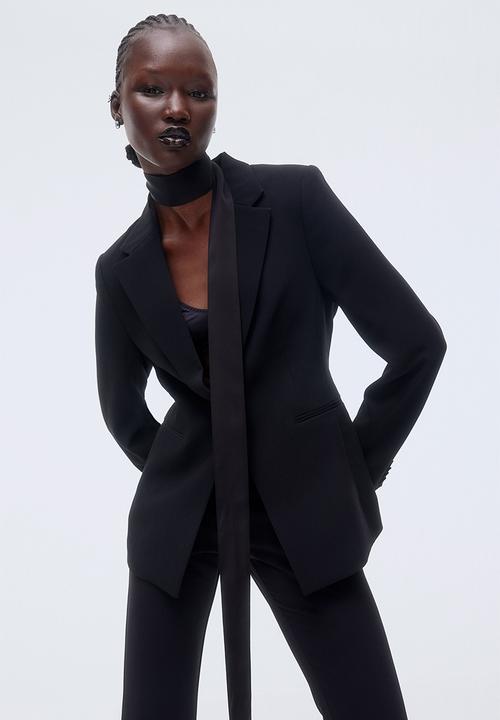 H&M - Single-breasted blazer - black