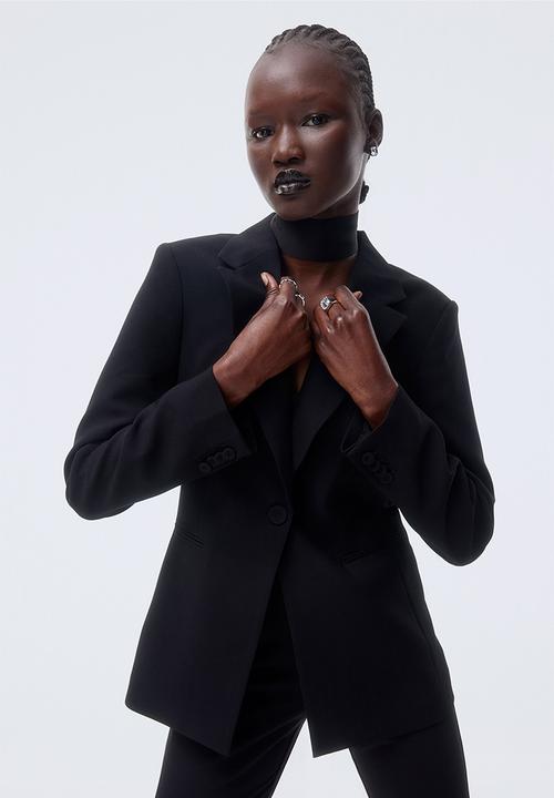 H&M - Single-breasted blazer - black