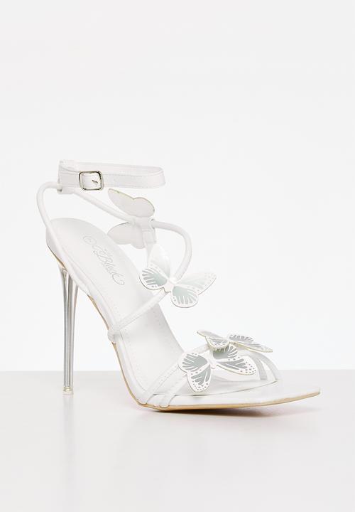Miss Black - Monarch 1 Stiletto Heel - White