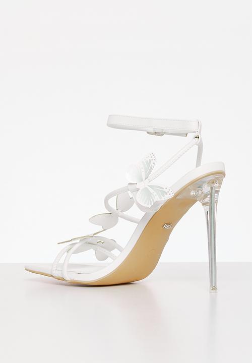 Miss Black - Monarch 1 Stiletto Heel - White