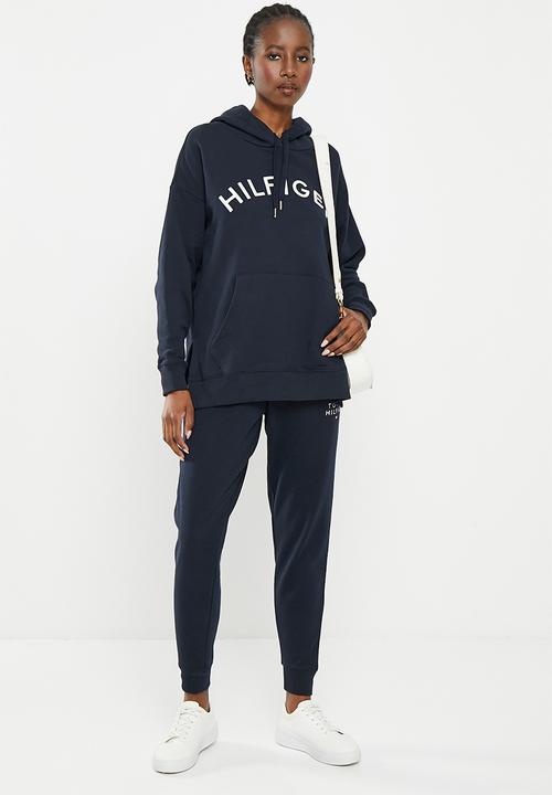 Tommy Hilfiger - Rlx hilfiger varsity emb hoodie - desert sky