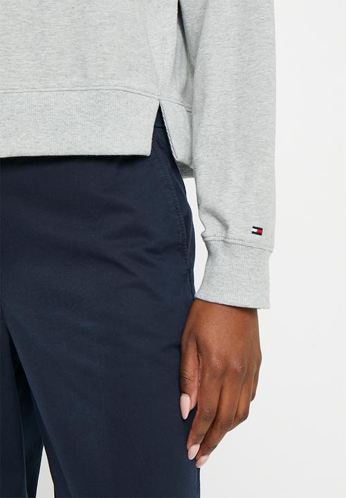 Tommy Hilfiger - Th track top  - light grey heather