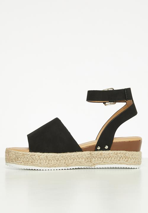 edit - Laiken espadrille - black