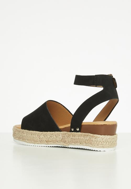 edit - Laiken espadrille - black