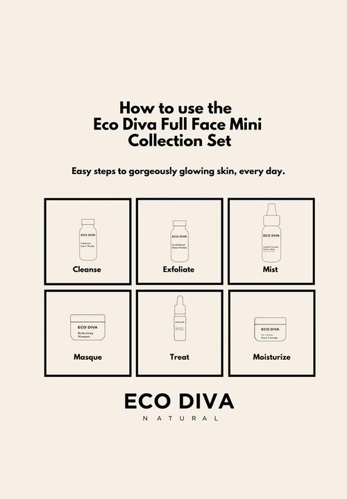 Eco Diva Natural - Full Face Mini Collection Set 