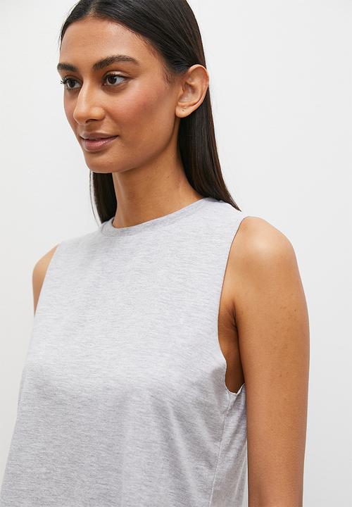 Superbalist - Boxer short & tank - grey mel