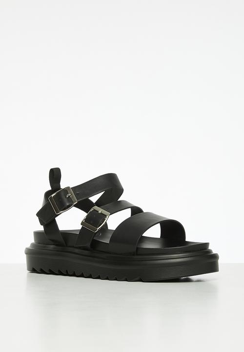 Public Desire - Macy chunky buckle sandal - black