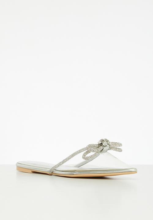 Public Desire - Extra slip-on - silver 