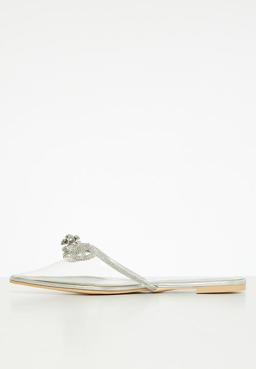 Public Desire - Extra slip-on - silver 