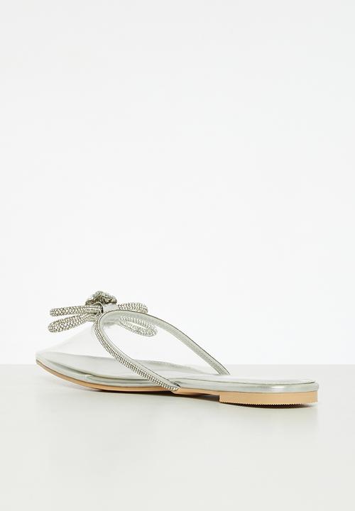 Public Desire - Extra slip-on - silver 