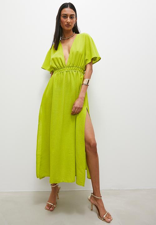 Superbalist - Maxi kaftan - chartreuse