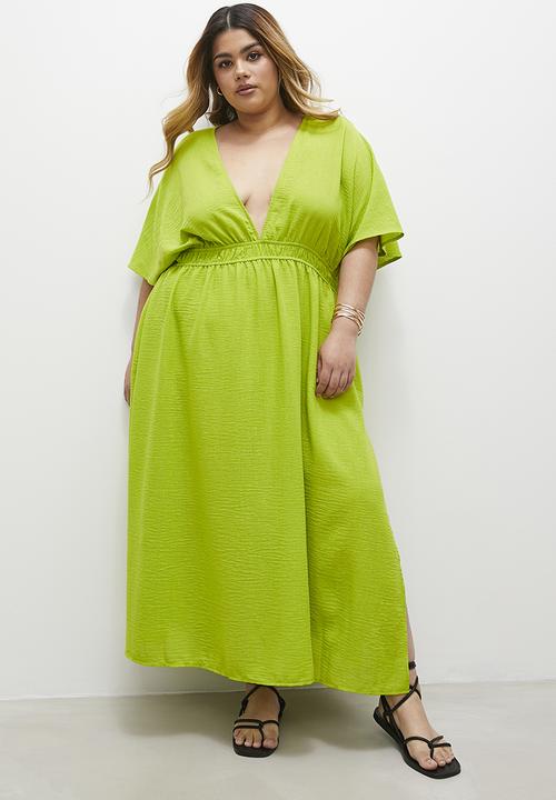 Superbalist - Maxi kaftan - chartreuse