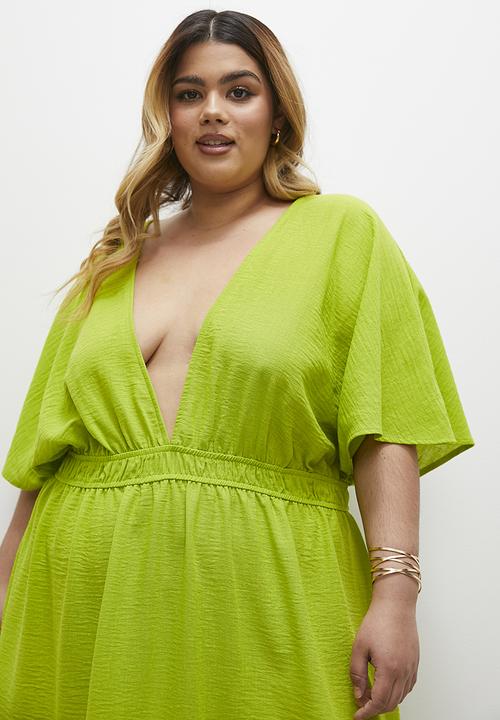 Superbalist - Maxi kaftan - chartreuse