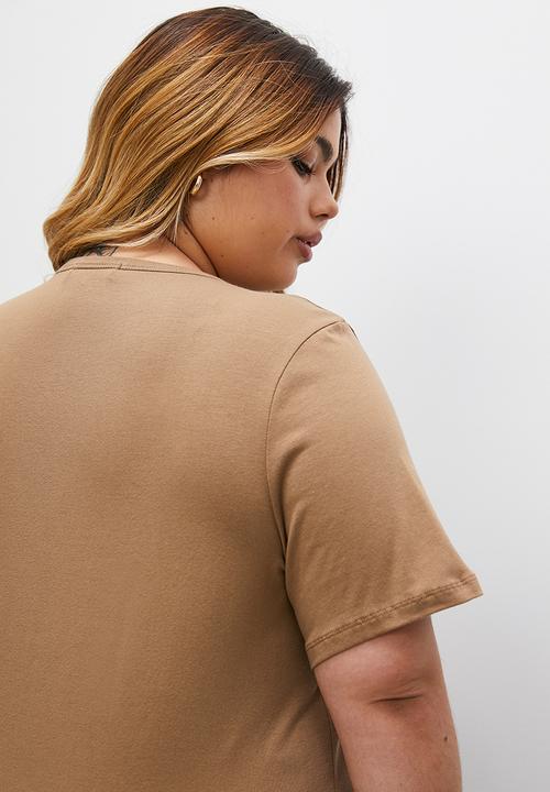 Superbalist - 2-Pack basic crew tee - natural & stone