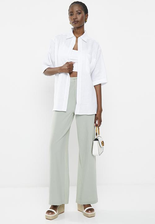 Me&B - Oversized linen shirt - white