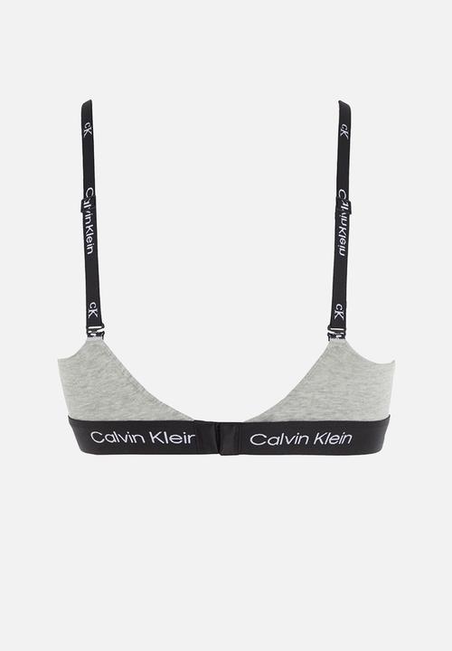 Calvin Klein - Lght lined bralette - grey heather
