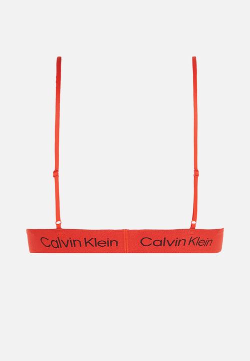 Calvin Klein - Lght lined bralette - hazard