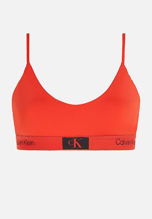 Calvin Klein - Lght lined bralette - hazard