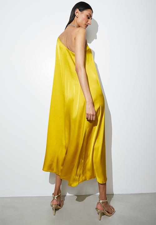 VELVET - Volume kaftan maxi dress - lime