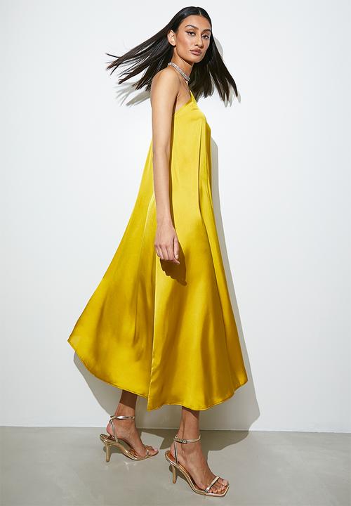 VELVET - Volume kaftan maxi dress - lime