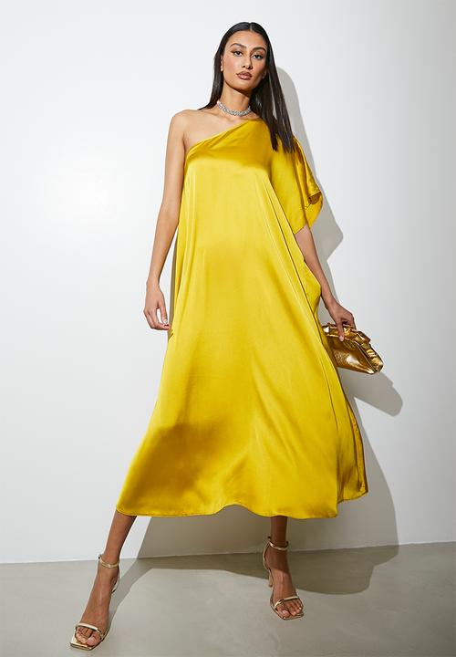 VELVET - Volume kaftan maxi dress - lime