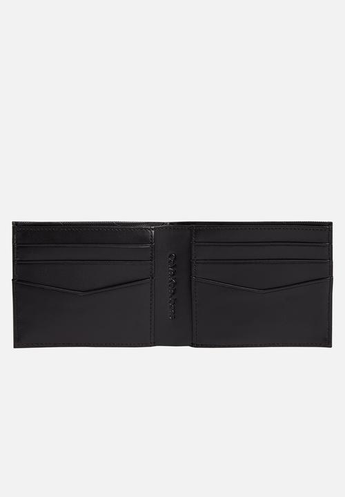 Calvin Klein - Monogram soft bifold+card aop - black