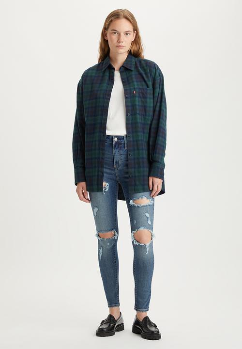Levi’s® - 721 High rise skinny za tore it up - dark indigo