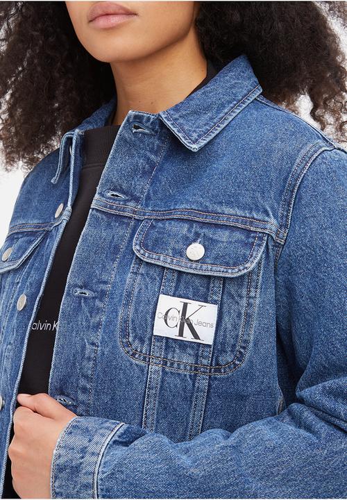 Calvin Klein - Regular 90s denim jacket - denim dark