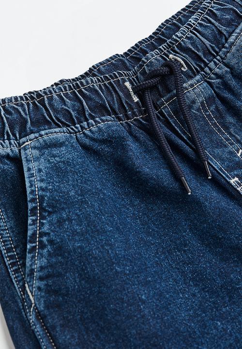 H&M - Loose fit cargo joggers - blue