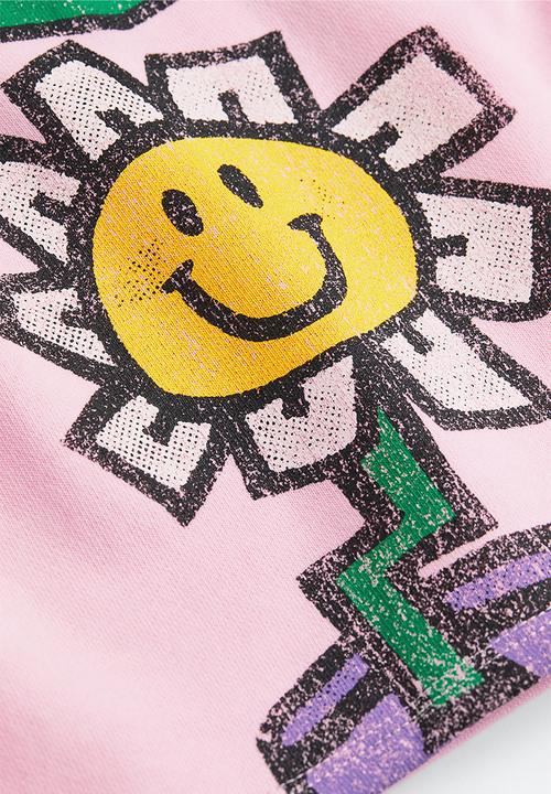 H&M - Boxy-style printed sweatshirt - pink