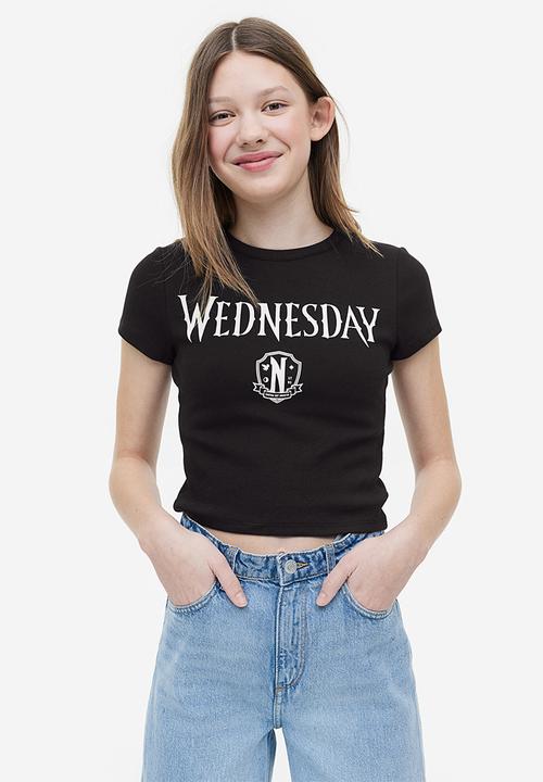 H&M - Printed t-shirt - black