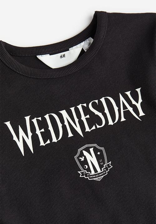 H&M - Printed t-shirt - black