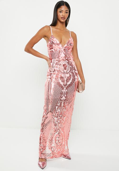 SISSY BOY - Glam maxi dress - pink