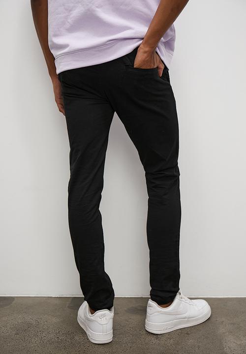 STYLE REPUBLIC - Marshall skinny chino - black 